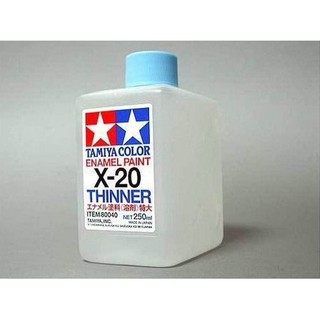 ทินเนอร์สีสูตรน้ำมัน TA80040 X-20 THINNER 250ML (Enamel)