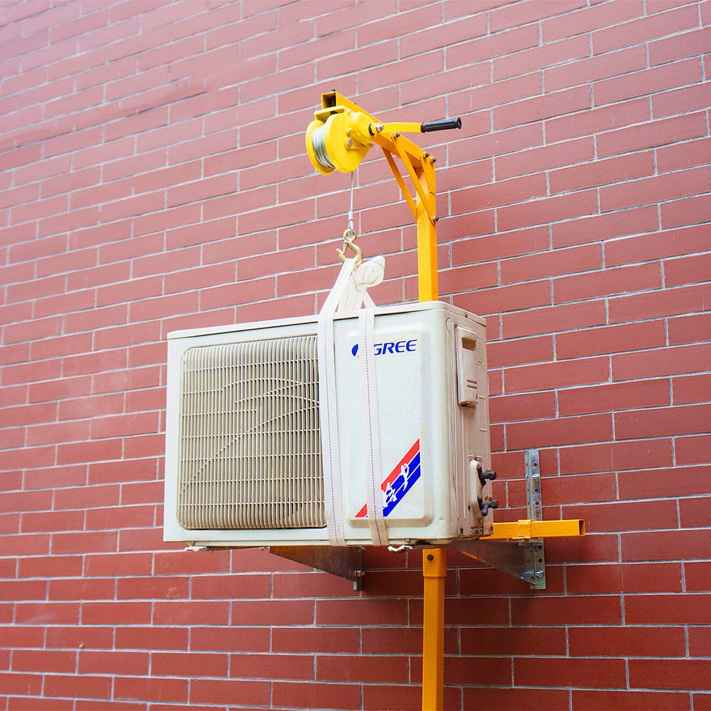 อุปกรณ์ยกแอร์ ยกน้ำหนัก 300กก.รอกยาว 20 เมตร Air lift equipment, lifting weight 300 kg, hoist length 20 m.
