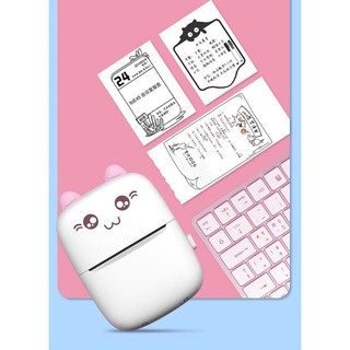 Pocket printer mini เครื่องปริ้นเตอร์พกพา ไร้สายสำหรับ Android IOS เครื่องพิมพ์พกพา พร้อมส่งในไทย