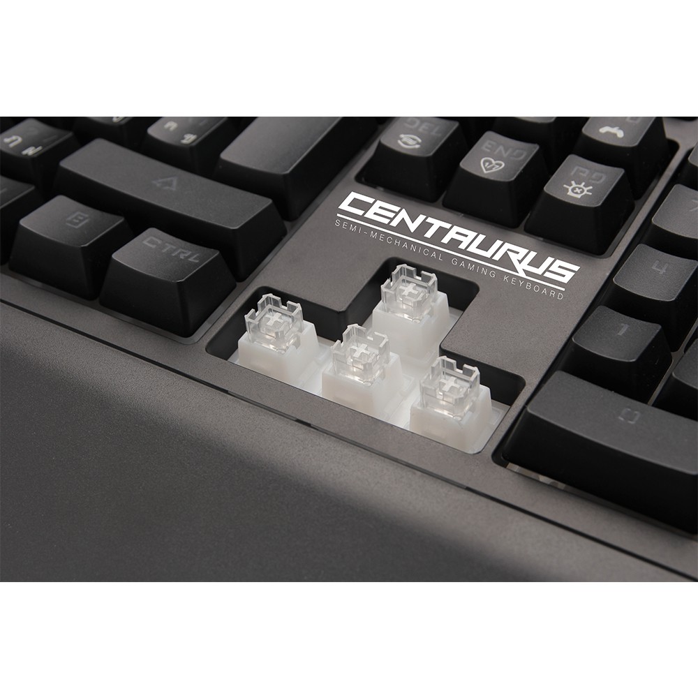 SIGNO E-Sport Semi Mechanical Gaming Keyboard Rubber Dome CENTAURUS รุ่น KB-730 (เกมส์มิ่ง คีย์บอร์ด)