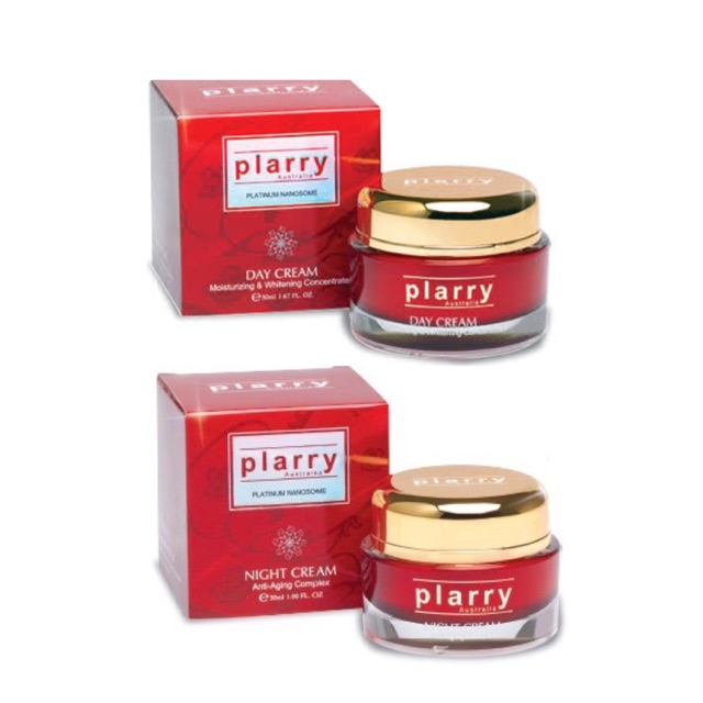plarry Day Cream Moisturizing &amp; Whitening Formula &amp;  Plarry Night cream Anti-Aging Complex| หมดอายุ ปี 2023