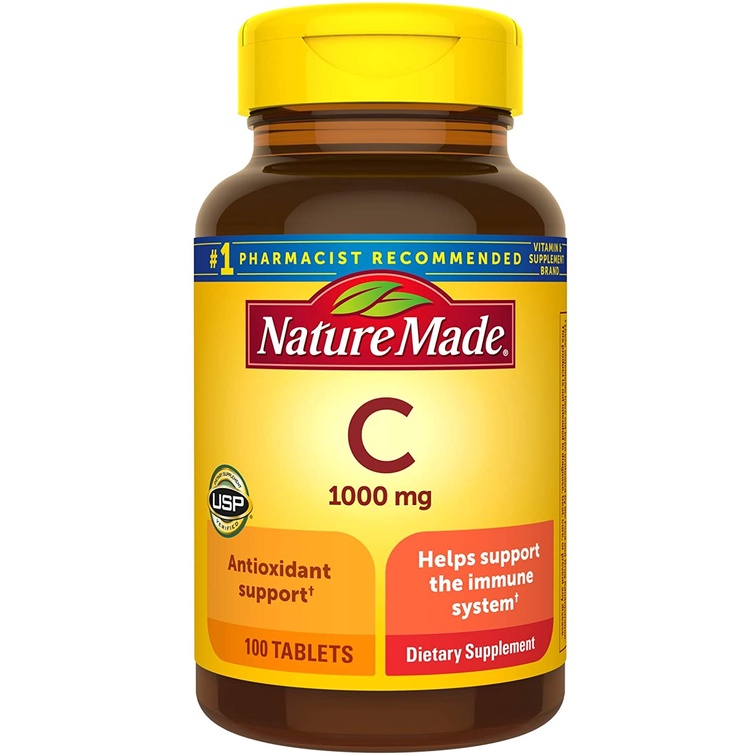 Nature Made Vitamin C 1000 mg, 100 Tablets,พร้อมส่ง