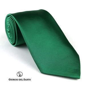 Giorgio Del Sarto Satin Necktie Green เนคไทผ้าซาตินสีเขียว