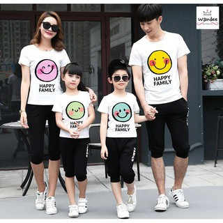 เสื้อครอบครัว พ่อแม่ลูก มี 18 รายการ cotton 100% เสื้อคู่รัก วันดี wandee (1ตัว) c2