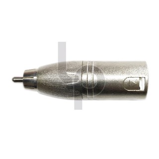 แจ๊คแปลง XLR ตัวผู้ 3 ขา ท้าย RCA ตัวผู้ LIDGE YM-084