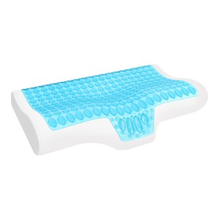 หมอนสุขภาพ KOOLTE MEMORY FOAM ORTHOPIDIC MEMORY FOAM PILLOW KOOLTE MEMORY FOAM ORTHOPIDIC 55X38X8-11CM WHITE