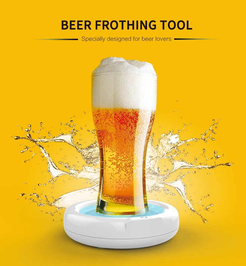 Beer Bubbler Household Supersonic Foaming Machine Portable Beer Foam