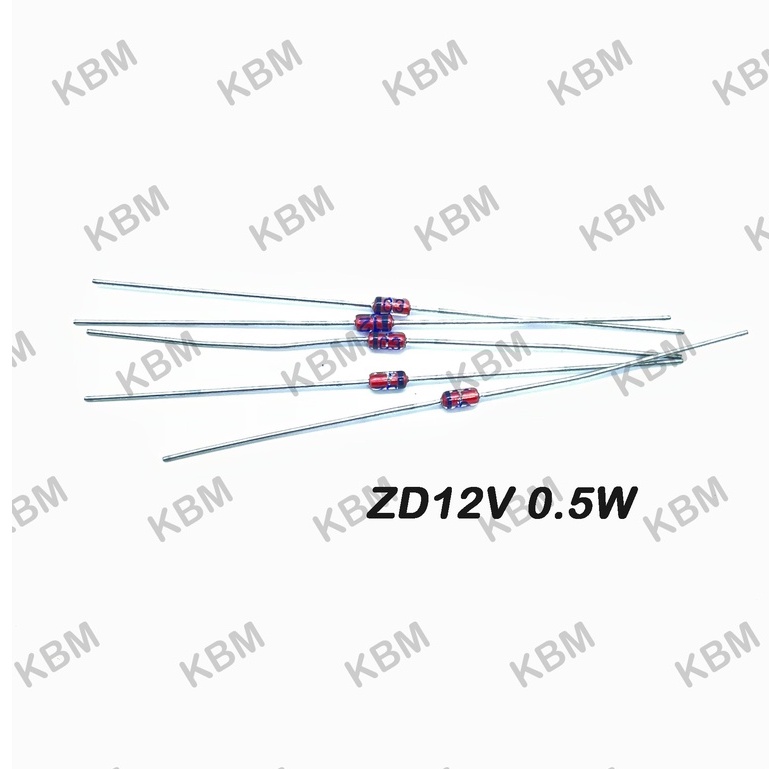 Zener diode (ซีเนอร์ไดโอด) ZD12V 0.5W 1N5349 ZD12V 0.5W. ZD12V 0.5W ZD12V 0.25W ZD12V 1N4742 ZD12V 1