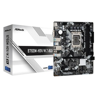 ASROCK B760M-HDVM.2-D4 LGA1700 DDR4 Micro ATX MAINBOARD