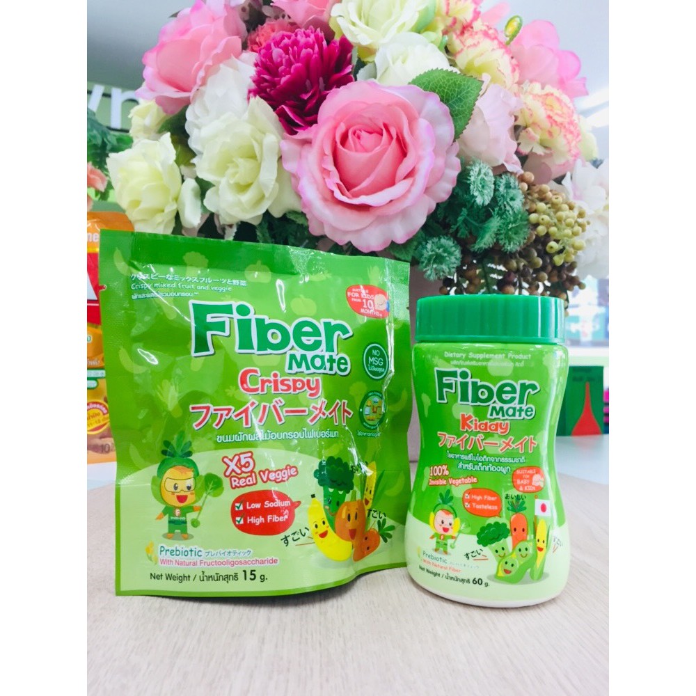 ผักและผลไม้อบกรอบ Fiber Mate