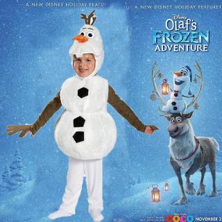 Disney Frozen II Olaf Tutu Dress Costume Theme Party Kids Dress