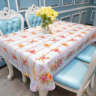 ❡ดาราสาวสุทธิ Heart Plastic Tablecloth Waterproof, Anti-scald, Oil-proof, Disposable Table Mat Household Long Square Co