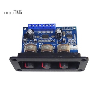 2.1 Channel Digital Power Amplifier Board 2X25W+50W Bluetooth 5.0 Subwoofer Class D Audio Amplifier Board DC 12-20V