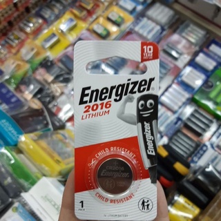 ถ่าน Energizer CR2016 Lithium 3V  แพคเดี่ยว จำนวน 1ก้อน ของใหม่ ของแท้บริษัท