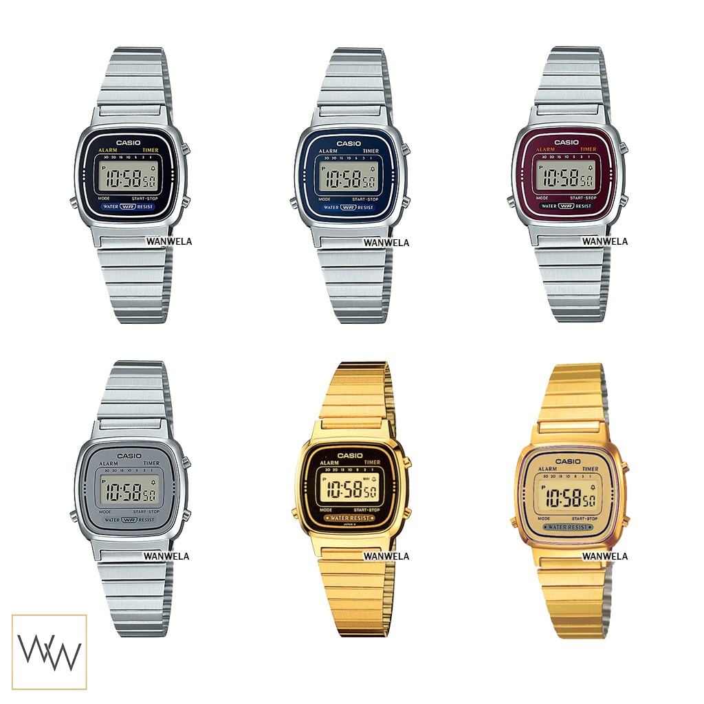 ของแท้ นาฬิกาข้อมือ Casio รุ่น LA670 (LA670WA / LA670WGA) ประกันศูนย์ CMG