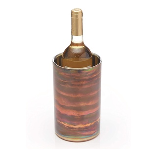 BarCraft Double Walled Wine Cooler Stainless Iridiscent Copper Finish กระบอกเก็บความเย็นไวน์ รุ่น BCWCOOLIRIDCOP