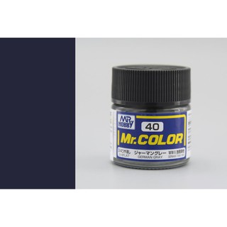 สีสูตรทินเนอร์ Mr.color C40 German Gray 3/4 Flat 10ml