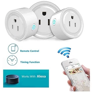 Ewelink สมาร์ทปลั๊ก Wi-Fi เปิดปิด ตั้งเวลานอกบ้านผ่านแอป สั่งงานด้วยเสียง Google Home/Alexa Smart Plug