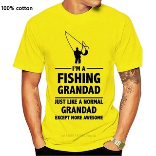 ขายดี!พร้อมส่ง เสื้อยืดลําลอง แขนสั้น คอกลม พิมพ์ลาย Fish Grandad ของขวัญวันพ่อ แฟชั่นสําหรับผู้ชาย 2022S-5XL