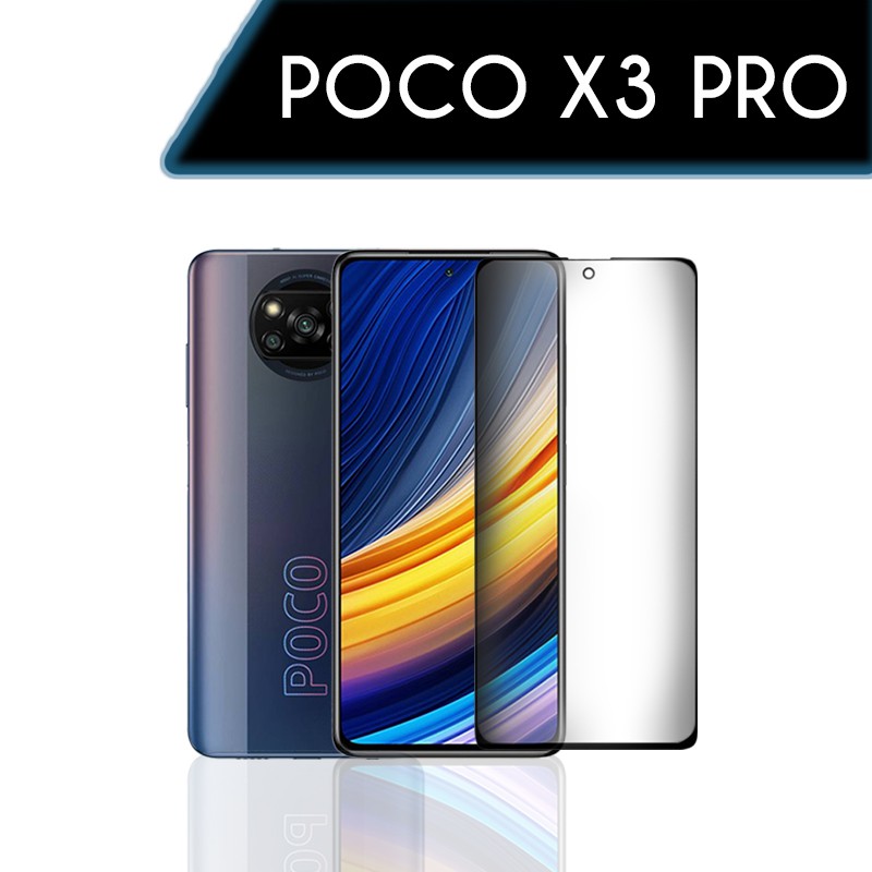 ฟิล์มกระจก นิรภัย เต็มจอ โพโก เอ็ม4 โปร โพโก เอฟ3  Tempered Glass Screen For POCO X3 Pro POCO X4 Pro