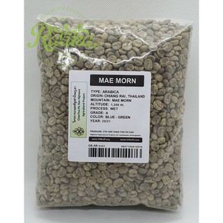 Ratika | Green Bean WET 21/22 :Arabica Mae Morn AA 1 Kg.