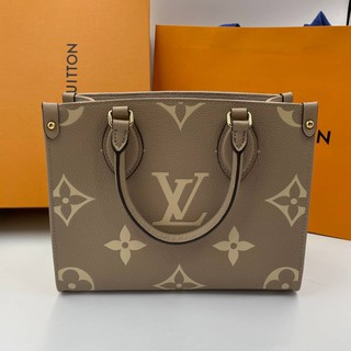 #louisvuitton #onthego #theleather เกรด vip Size 10นิ้ว อุปกรณ์ full box set