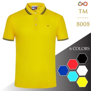 เสื้อกีฬา เสื้ออกกำลังกายแขนสั้น เสื้อกีฬาคอปก รุ่น TM - 88008