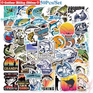 ❉ Outdoor Fishing Series 01 สติ๊กเกอร์ ❉ 50Pcs/Set DIY Fashion Luggage Laptop Skateboard Doodle สติ๊กเกอร์