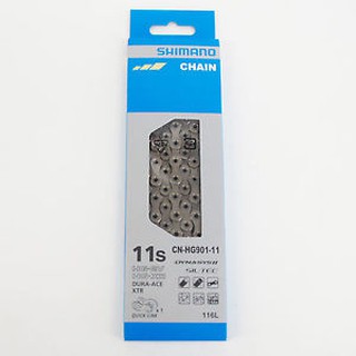 โซ่ Shimano XTR/DURA-ACE, CNHG901-11, 11-SPD, 116L, Road/MTB, รุ่นปลดเร็ว, มีกล่อง