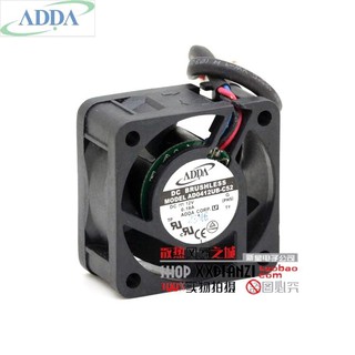 original FOR ADDA AD0412UB-C52 4020 DC 12V 0.18A 4CM three line axial case cooling fan