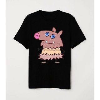 เสื้อยืด พิมพ์ลาย Demon Slayer Kimetsu No Yaiba Inosuke Pig Mashup สีดํา สไตล์ฮาราจูกุ