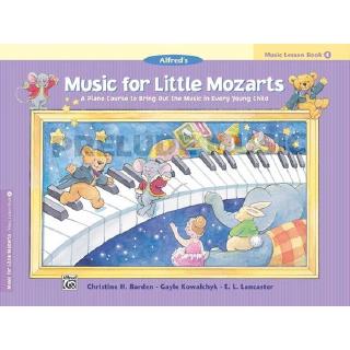 (โค้ดINCSM2Lลด70฿) Music for Little Mozarts: Music Lesson Book 4