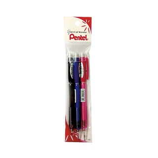 เพนเทล ดินสอกด รุ่นFIESTA ยกแพ็ค 3แท่ง คละสี PENTEL PENCIL