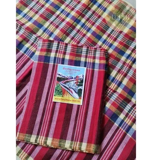 ผ้าขาวม้า เย็บชายทุกผืน ผ้าดี สีไม่ตก ขนาดมาตราฐาน 80×190 cm