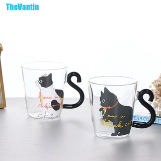 Thevantin แก้วกาแฟ ลายแมวน่ารัก 250