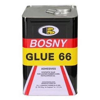 กาวยาง "Bosny" ขนาด 15 ลิตร (1 ปี๊บ) ติดงานไม้ หนังสัตว์ หนังเทียม PVC ผ้า โฟร์ไมก้า กาวยาง อเนกประสงค์