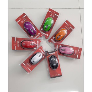 [ลด15% โค้ดGMQC296] MOUSE GM-1001 USB OPTICAL  1000DPI Support windoows 7/8/10 มีไฟ สัญญานดี แข็งแรงทนทาน