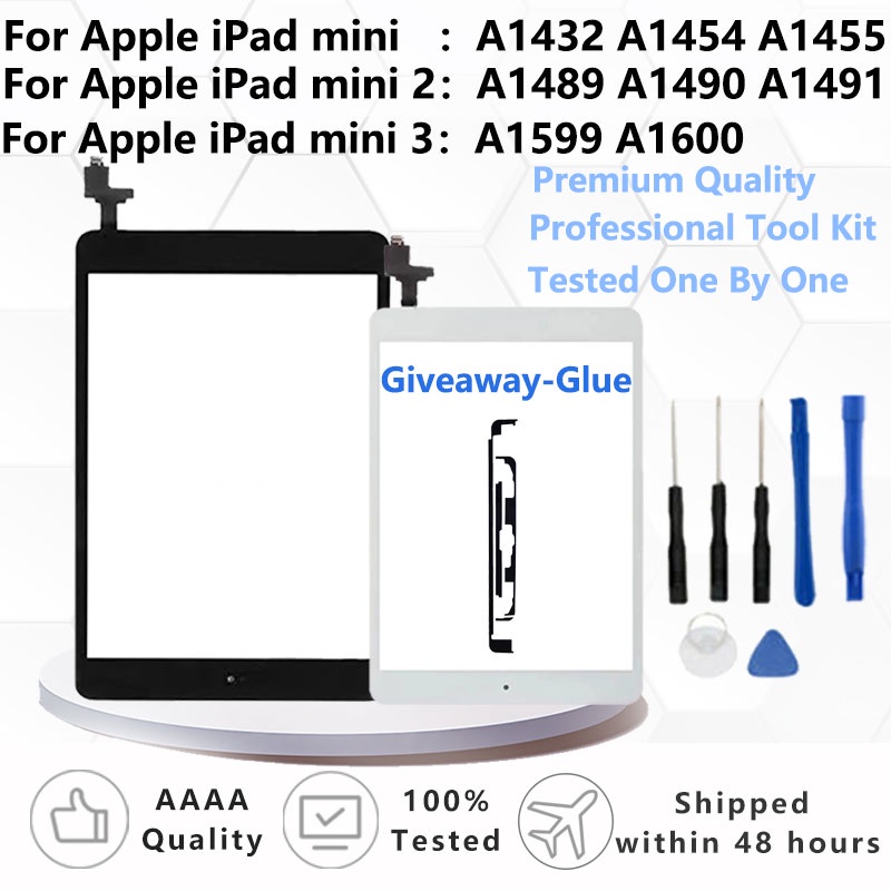 ใหม่ เซนเซอร์หน้าจอสัมผัสดิจิทัล สําหรับ iPad Mini 1 Mini 2 Mini 3 A1432 A1454 A1455 A1489 A1490 A149
