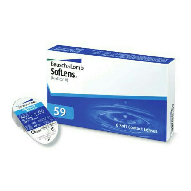 😊Bausch & Lomb Soflens59 คอนแทคเลนส์รายเดือน