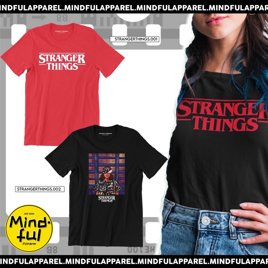 STRANGER THINGS GRAPHIC TEES | MINDFUL APPAREL T-SHIRTเสื้อยืด
