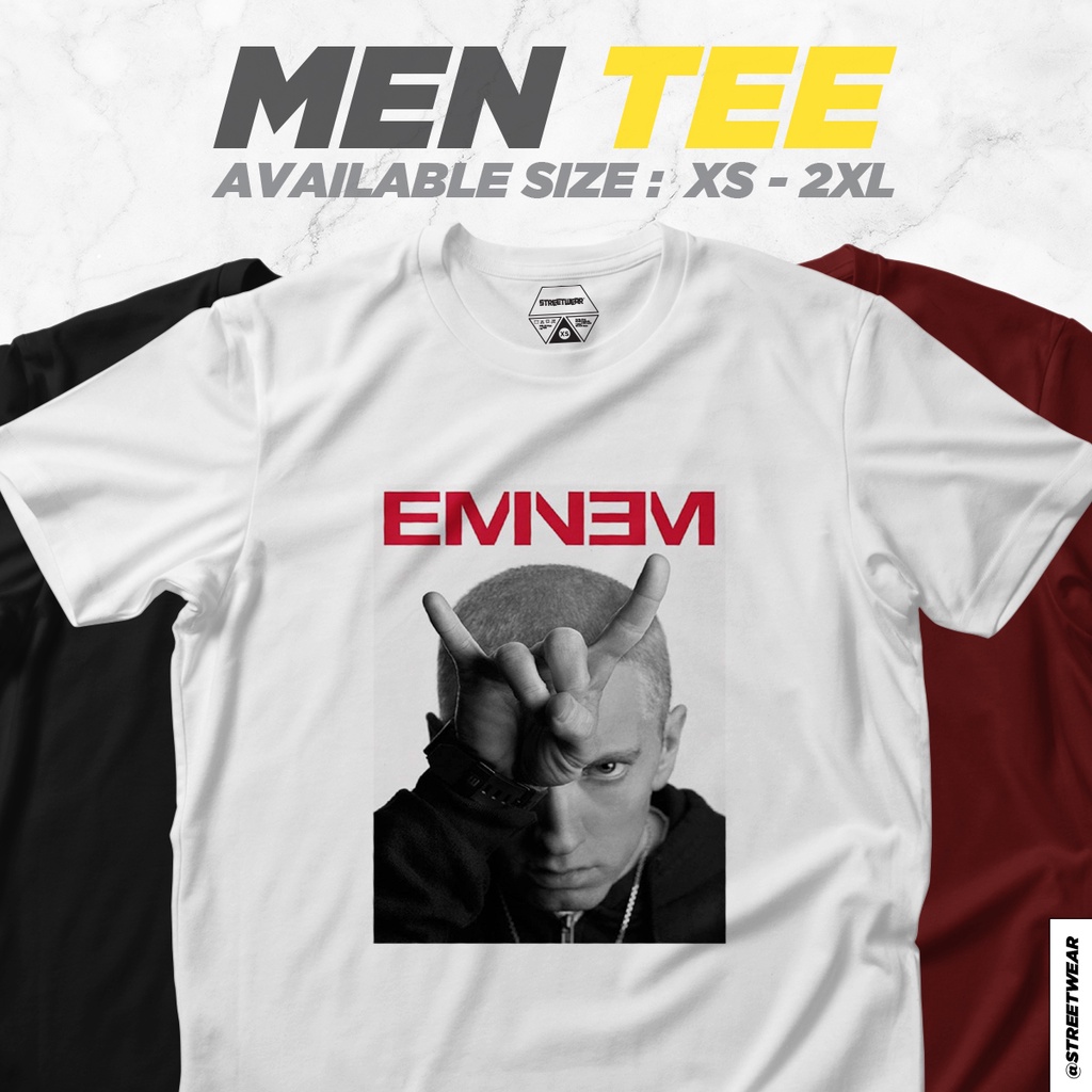 Eminem RAPPER TSHIRT ผ้าฝ้าย 100% / 160 GSM