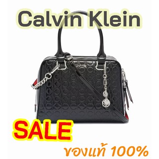 กระเป๋า Calvin Klein: Marybelle Satchel คลาวิน ไคลน์ สีดำ เงา ดูหรู ดูแพง