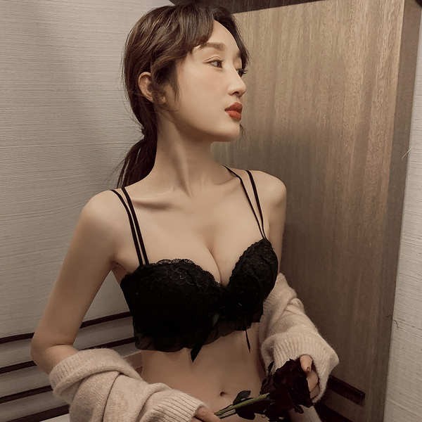Underwear female small chest gathered thick steel ring bra alert show big no-cup  on Tommere veneine chest sexy suit - qsipd7vtbv - ThaiPick