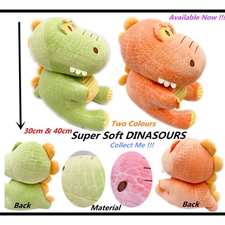 ♗▨[MalaySIA STOCK] 30cm x 40cm  Super Soft Dinosaurs