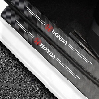 [ Honda ] สติกเกอร์คาร์บอนไฟเบอร์ ติดขอบประตูรถยนต์ สําหรับ HONDA City Stream Civic Fit Civic Fd Vezel Freed Jazzadv150
