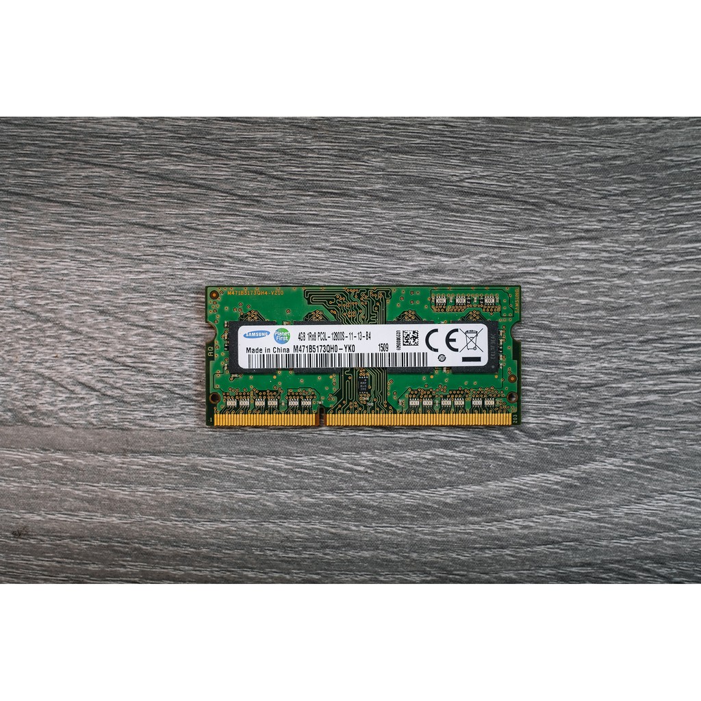 แรมมือสอง (RAM) DDR3L SAMSUNG 4GB 1Rx8 PC3L 12800S 11 13 B4