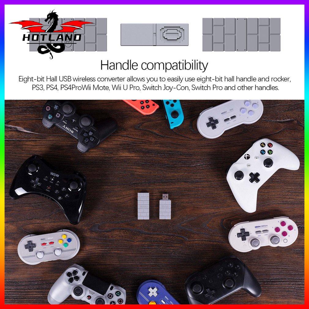 เคร องเกม 8bitdo Usb Wireless Adapter For Ps4 Support Ps4 Controller ค ณภาพส ง