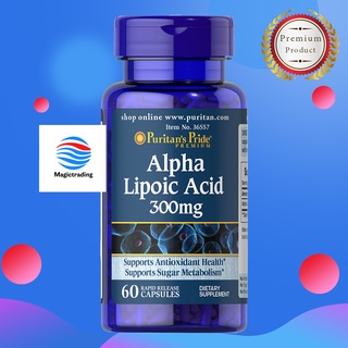 Puritans Pride Alpha lipoic acid 300  mg / 60 Capsules