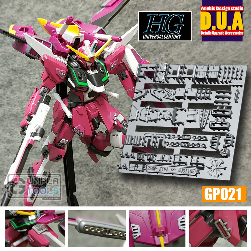 [ Anubis Studio ] พาทเสริมสำหรับเพิ่มดีเทล GP-021 สำหรับ ZGMF-X19A Infinite Justice Gundam (HG 1/144