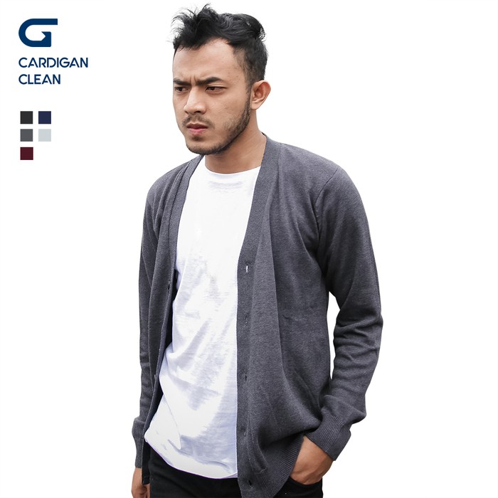 12.12 เสื้อกันหนาว ผ้าถัก กระดุมคอ ขนาดใหญ่ ทําความสะอาด F5D5 สําหรับผู้ชาย XXXL